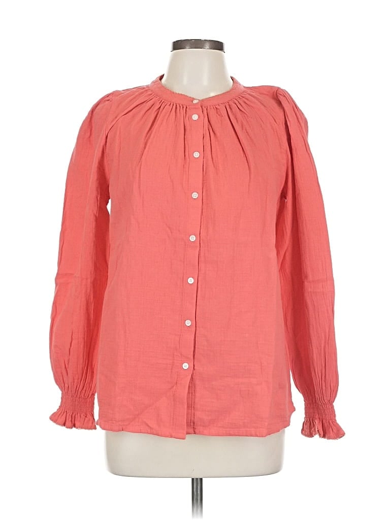 Pre-owned Boden Long Sleeve Blouse In Pink