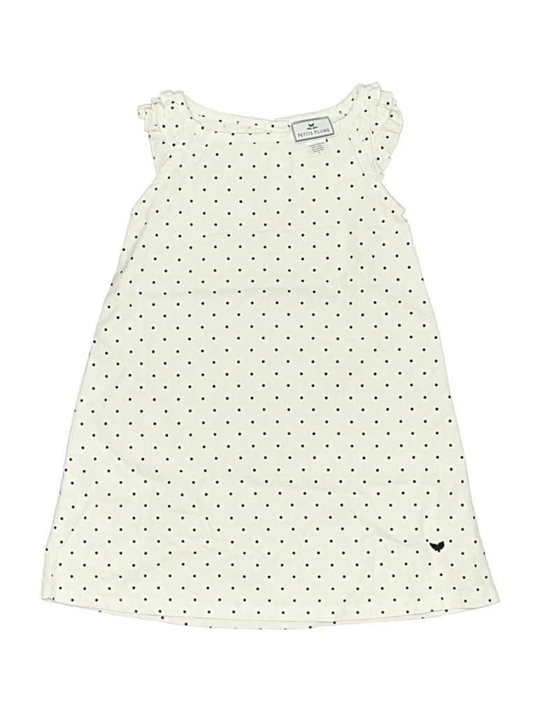 Pre-owned Petite Plume Kids' Dress In White