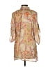 IKKS Orange 3/4 Sleeve Blouse Size L (estimated) - photo 2