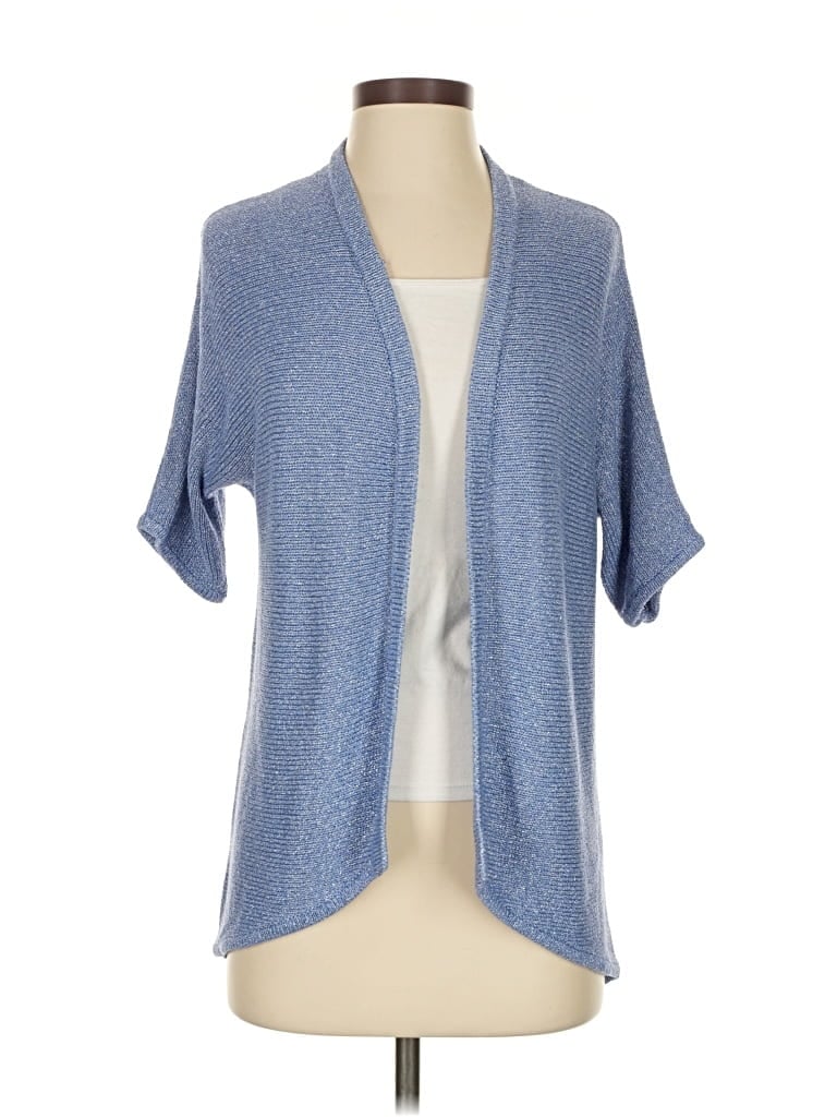 Pre-owned Chico's Cardigan Sweater In Blue