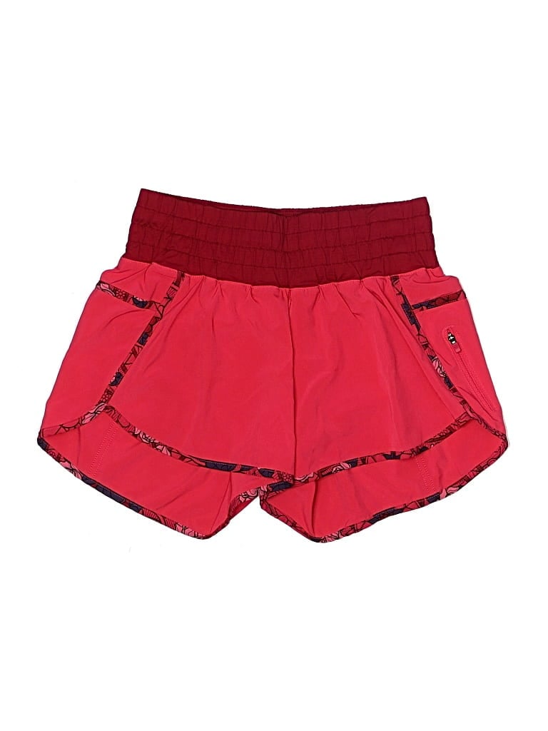 Pre-owned Lululemon Athletica Athletic Shorts In Red