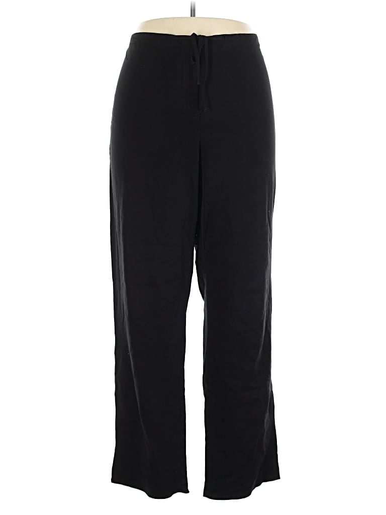 Pre-owned Lane Bryant Casual Pants In Black