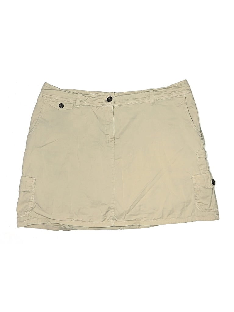 Pre-owned Croft & Barrow Casual Skirt In Brown