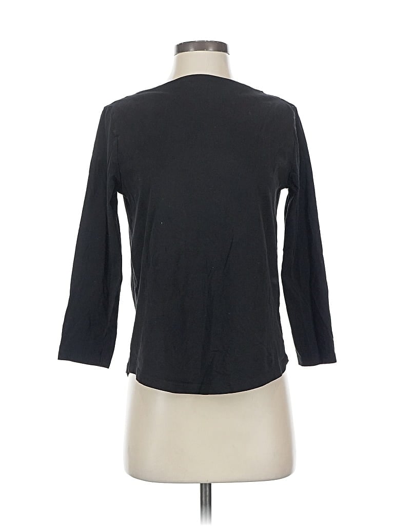 Pre-owned Mng 3/4 Sleeve T-shirt In Black