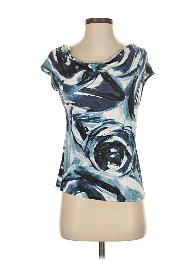 Pre-owned Nic + Zoe Sleeveless T-shirt In Blue
