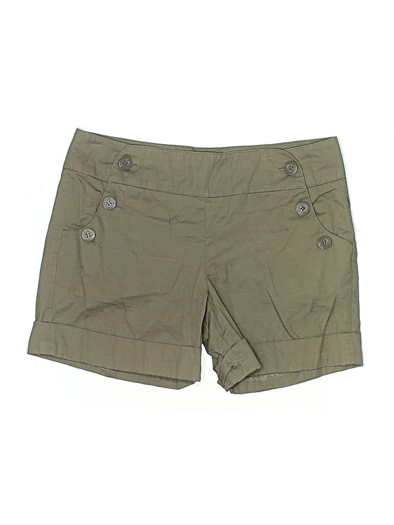 Pre-owned Sandro Khaki Shorts In Green