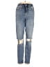 Good American Hearts Blue Jeans Size 25 waist - photo 1