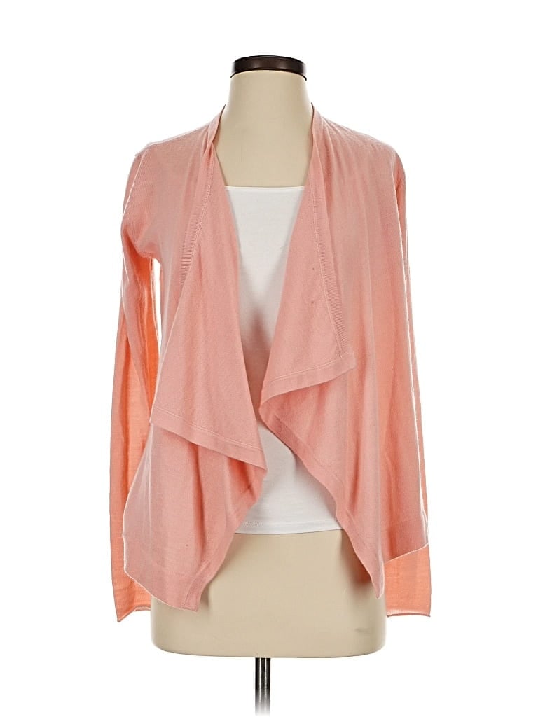 Pre-owned Ann Taylor Loft Cardigan Sweater In Orange