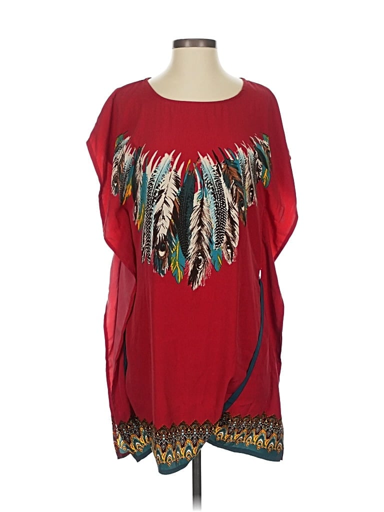 Pre-owned Hot & Delicious Casual Dress In Red