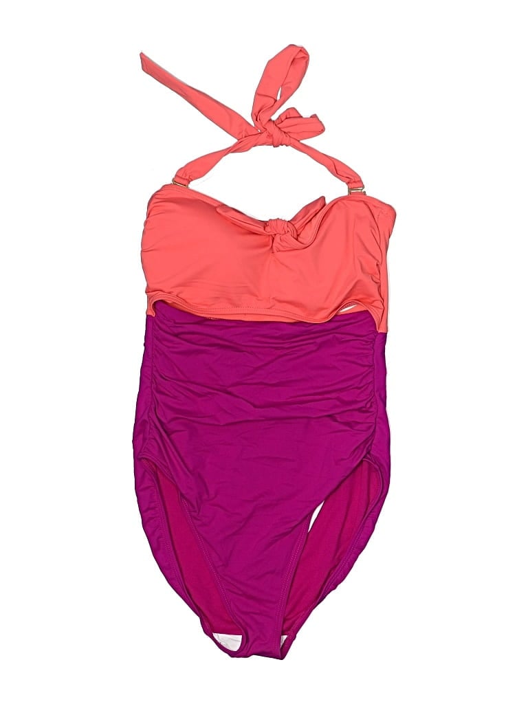 Pre-owned Polo Ralph Lauren One Piece Swimsuit In Orange