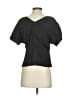 Madewell 100% Viscose Black Short Sleeve Blouse Size 4 - photo 2