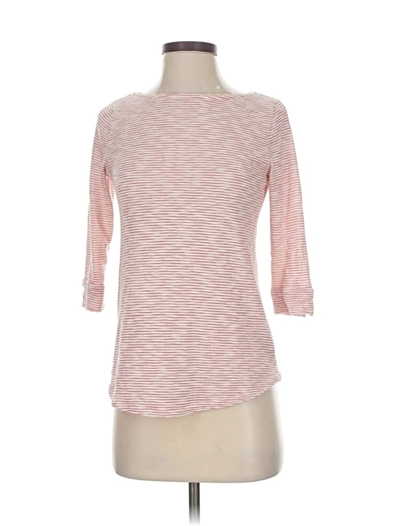 Pre-owned Ann Taylor Loft 3/4 Sleeve T-shirt In Pink