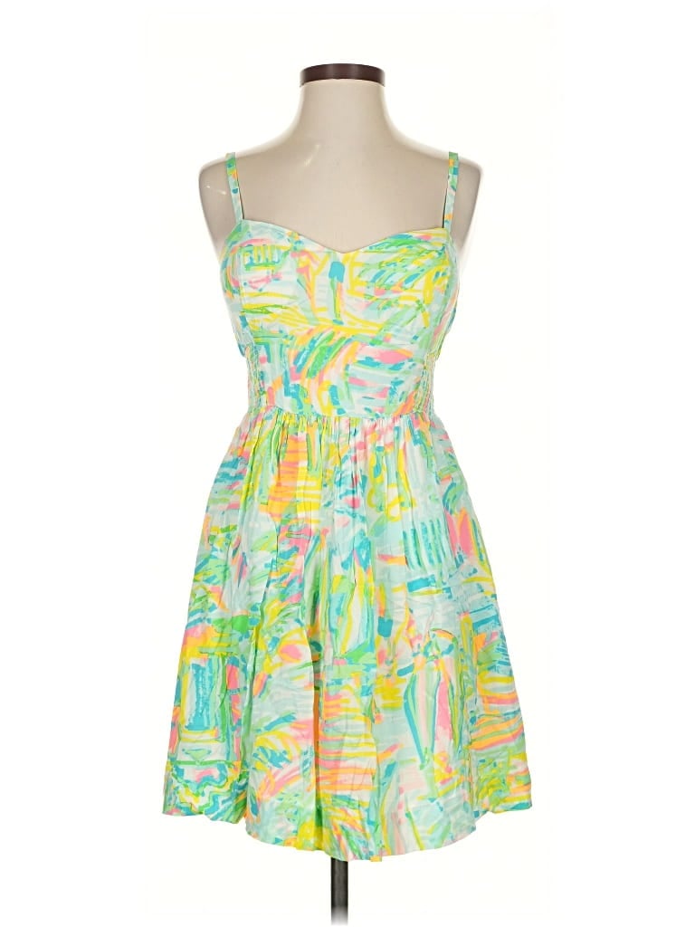 Pre-owned Lilly Pulitzer Cocktail Dress In Green