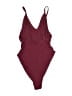 Out From Under Burgundy Bodysuit Size M - photo 2
