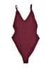 Out From Under Burgundy Bodysuit Size M - photo 1