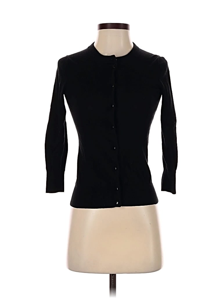 Pre-owned Unbranded Cardigan Sweater In Black