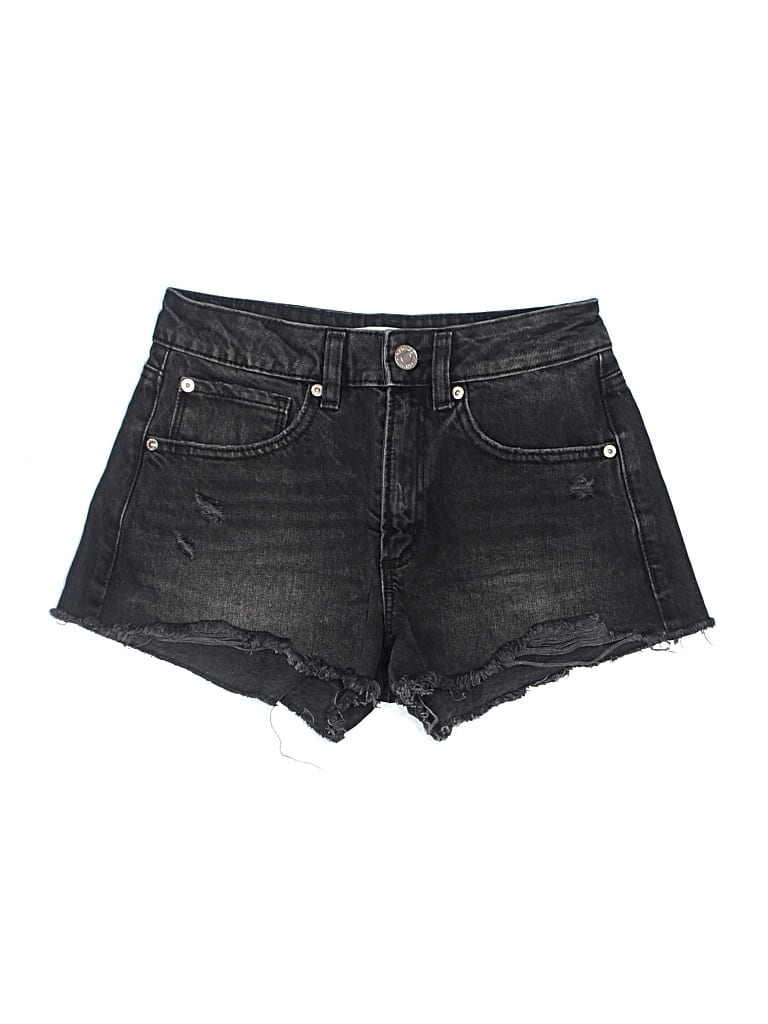 Pre-owned Garage Denim Shorts In Black