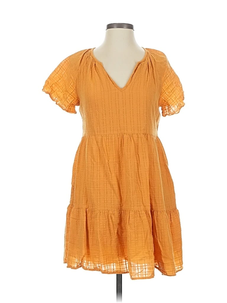 Pre-owned Knox Rose Casual Dress In Orange