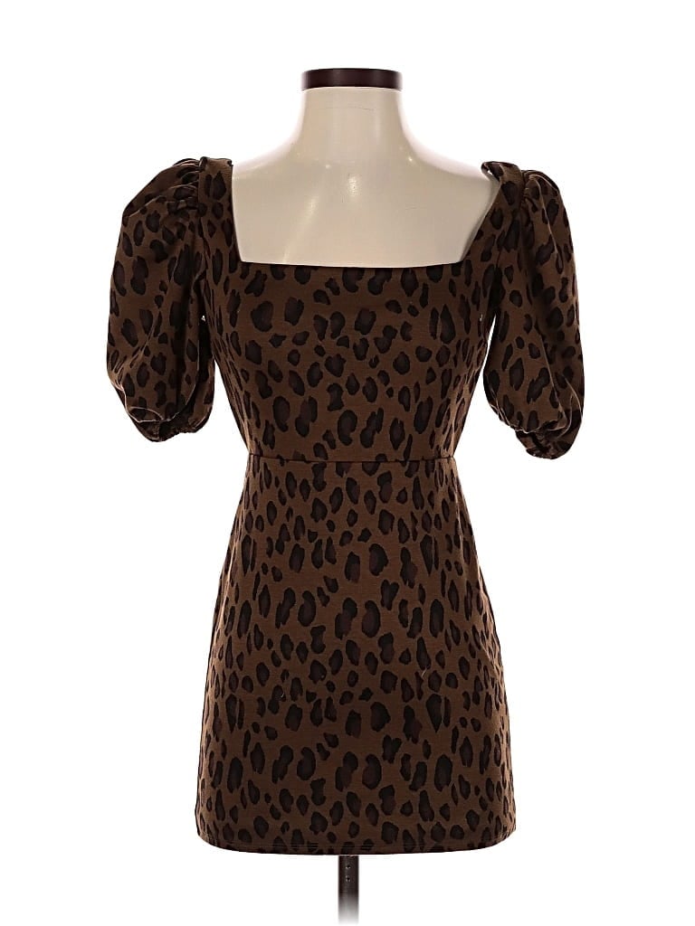 Pre-owned Lovers & Friends Cocktail Dress In Brown