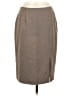 Michele 100% Polyester Solid Brown Casual Skirt Size 6 - photo 1