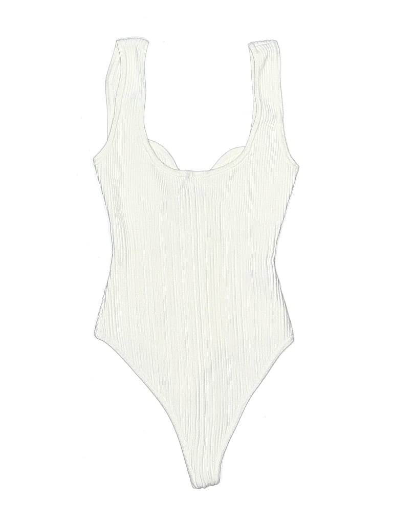 Pre-owned Nbd Bodysuit In White