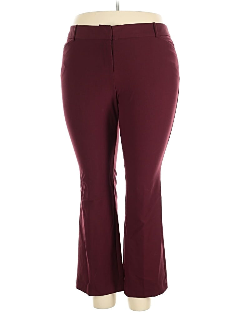 Pre-owned Worthington Active Pants In Burgundy
