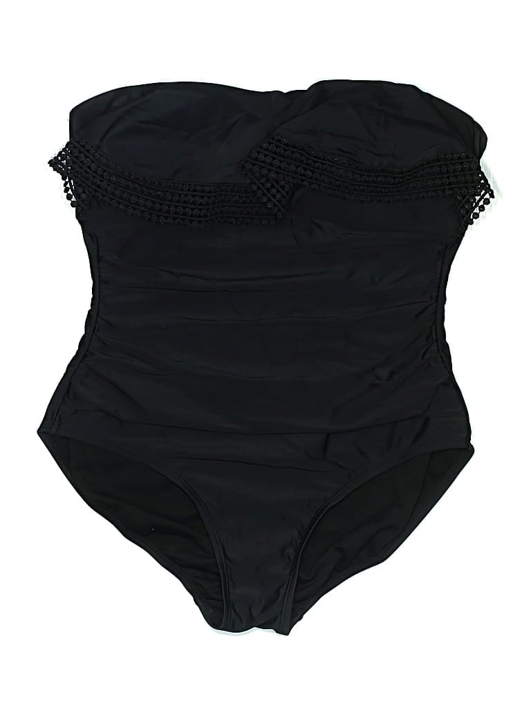Pre-owned Kona Sol One Piece Swimsuit In Black