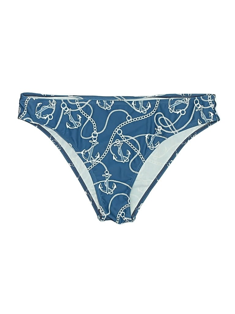 Pre-owned Unbranded Swimsuit Bottoms In Blue