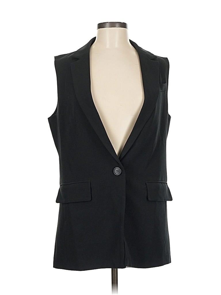 Pre-owned The Drop Sleeveless Blouse In Black