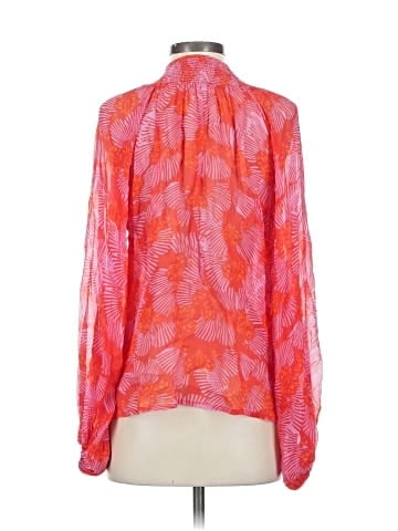 Karina Grimaldi Long Sleeve Silk Top (view 2)