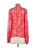 Karina Grimaldi Red Long Sleeve Silk Top Size XS - photo 2