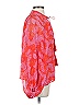 Karina Grimaldi Red Long Sleeve Silk Top Size XS - photo 4