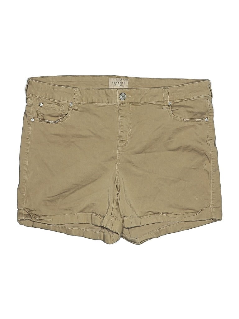 Pre-owned Celebrity Pink Khaki Shorts In Brown
