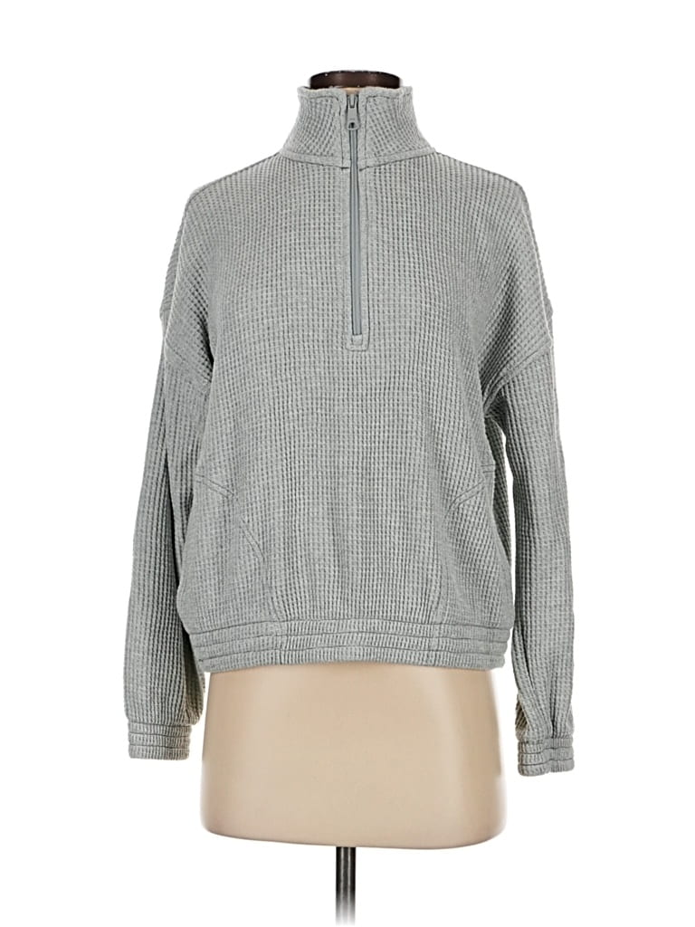 Pre-owned Aerie Pullover Sweater In Gray