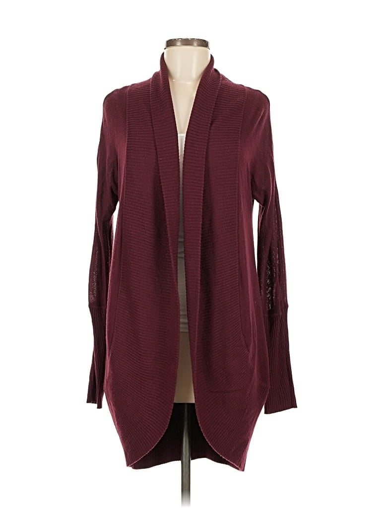 Pre-owned Rd Style Cardigan Sweater In Burgundy