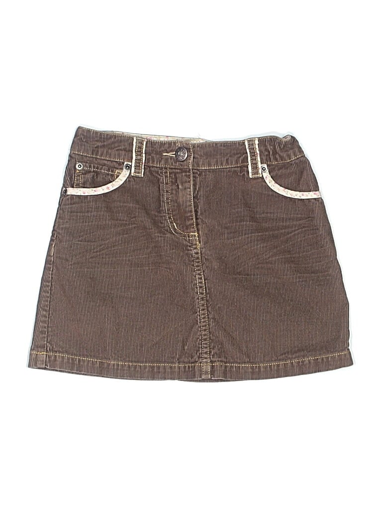 Pre-owned Mini Boden Kids' Skirt In Brown
