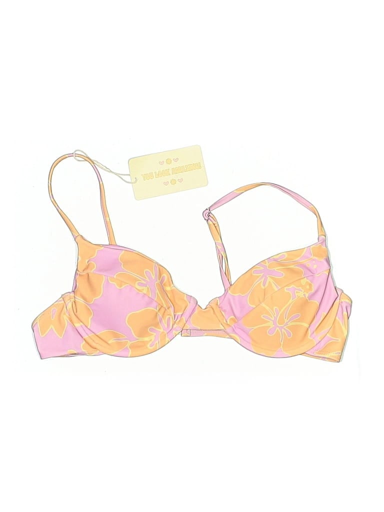 Aurelle Swimsuit Top Pink Swimwear In Multi