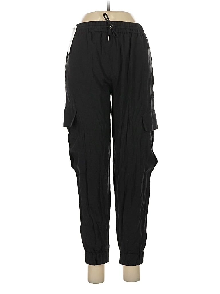 Pre-owned Zara Cargo Pants In Black