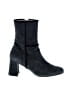 Ron White Solid Black Gray Ankle Boots Size EU 37 1/2 - photo 1