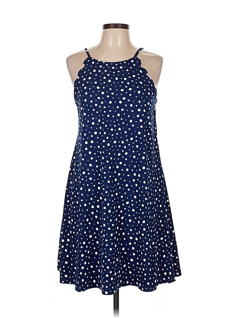 Pre-owned Fortune + Ivy Casual Dress In Blue