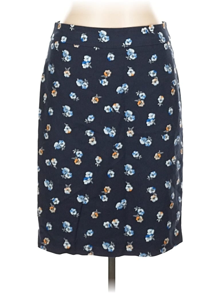 Pre-owned Ann Taylor Factory Casual Skirt In Blue