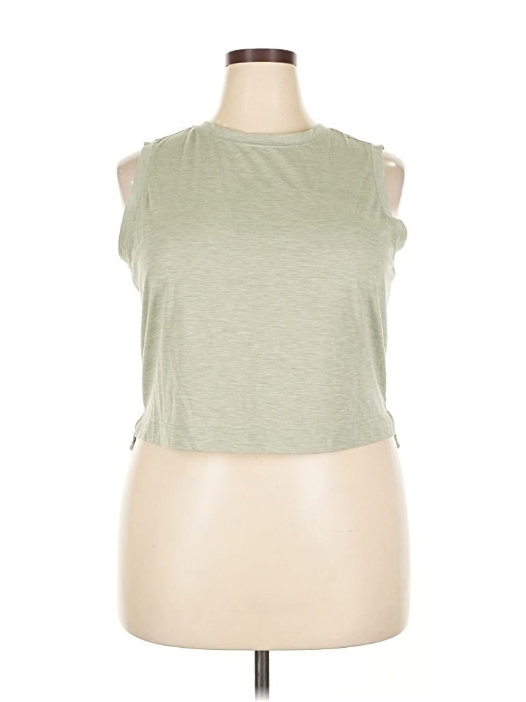Pre-owned All In Motion Sleeveless T-shirt In Green