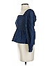 J.Crew 100% Cotton Blue 3/4 Sleeve Blouse Size XXS - photo 5