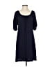 BCBGMAXAZRIA Solid Blue Casual Dress Size M - photo 1