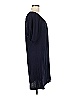 BCBGMAXAZRIA Solid Blue Casual Dress Size M - photo 4