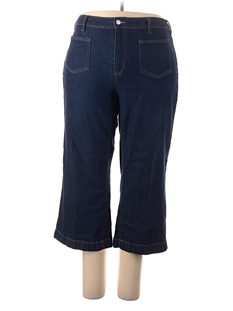 Pre-owned Lands' End Jeans In Blue