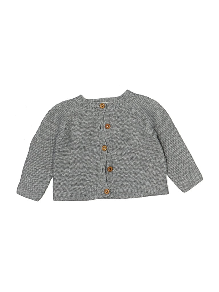Pre-owned Zara Babies' Cardigan Sweater In Gray