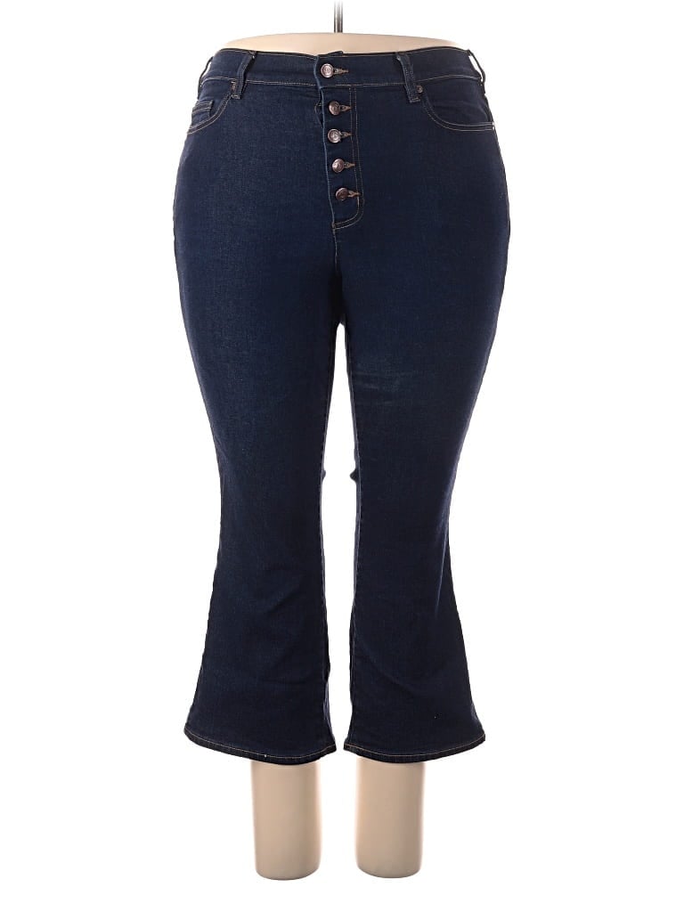 Pre-owned Lands' End Jeans In Blue