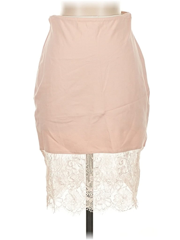 Pre-owned Bebe Formal Skirt In Brown