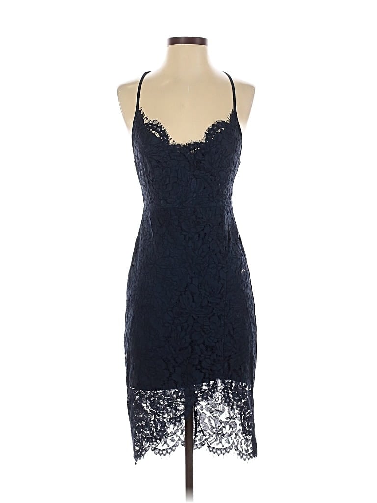 Pre-owned Lulus Cocktail Dress In Blue